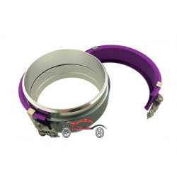 Purple Quick release Pegasus Clamp Flange kit 2.5" Diameter For 2.5" OD Turbo Intercooler Pipe Connector
